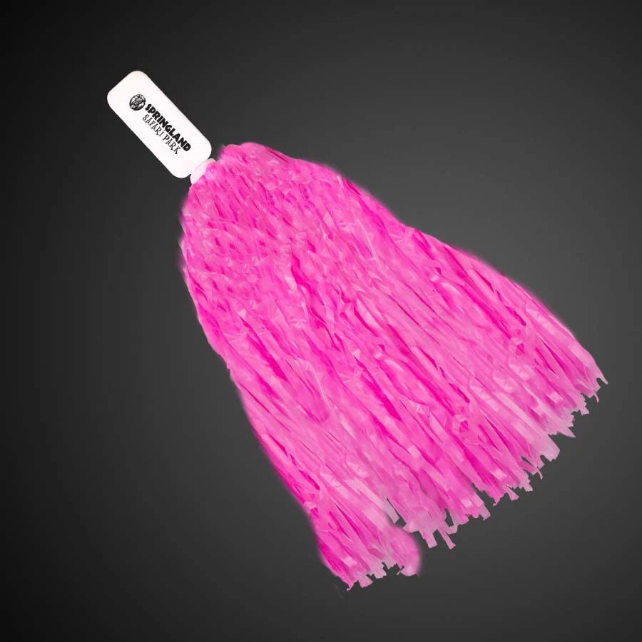 Pink 16" Plastic Pom Pom 1