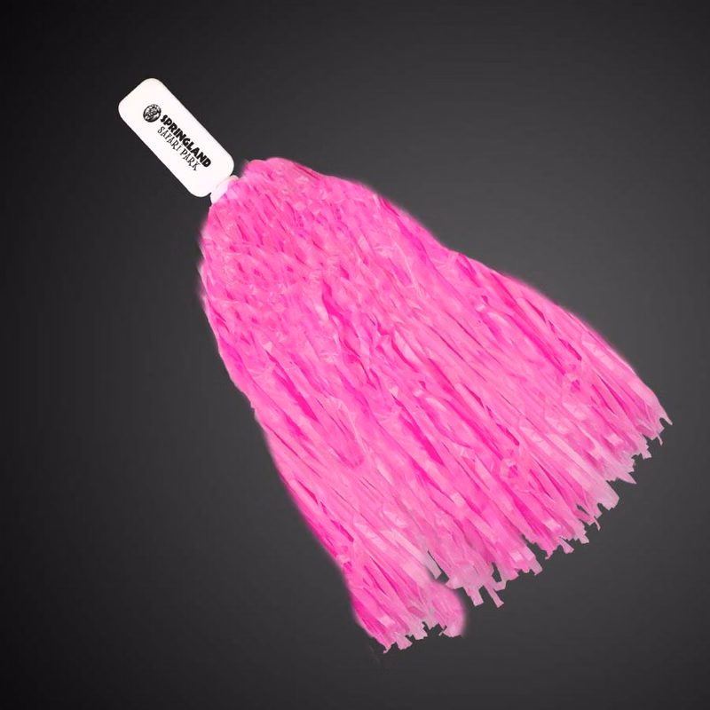 Pink 16" Plastic Pom Pom