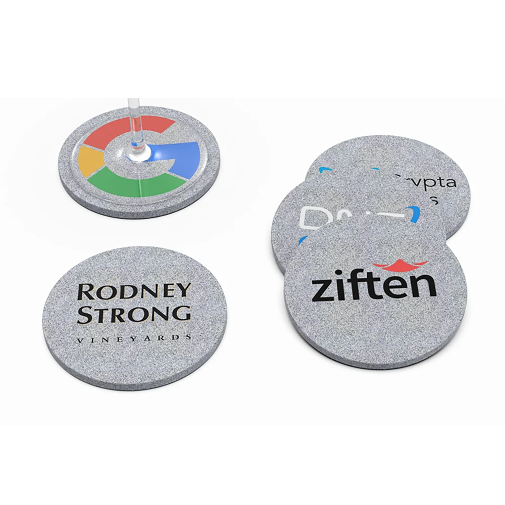 Custom Printed Recycled Felt Coaster 1