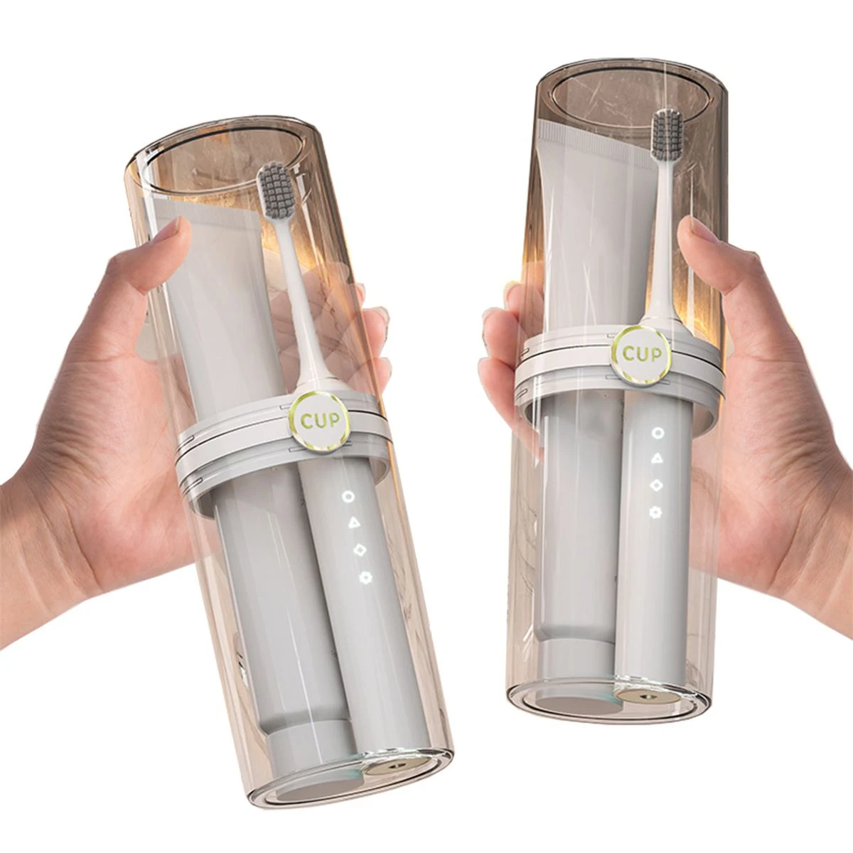 MOQ100 Portable Travel Toothbrush Cup 1