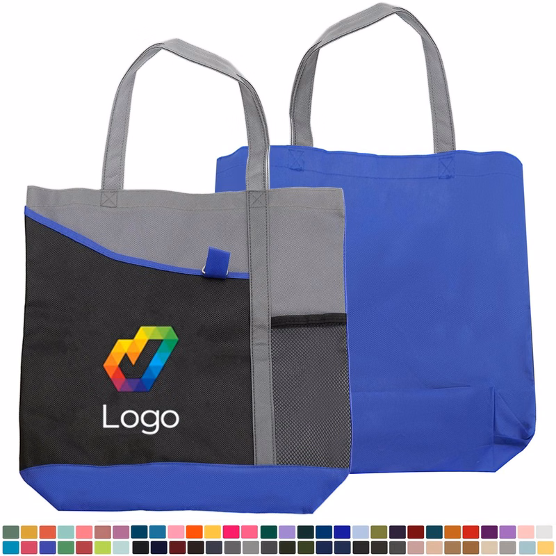 Custom Oxford Tote ?C Durable Patchwork Fabric Handbag