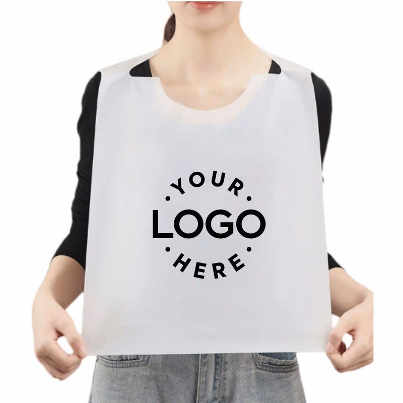 MOQ 50pcs Oil-Proof Disposable Plastic Apron