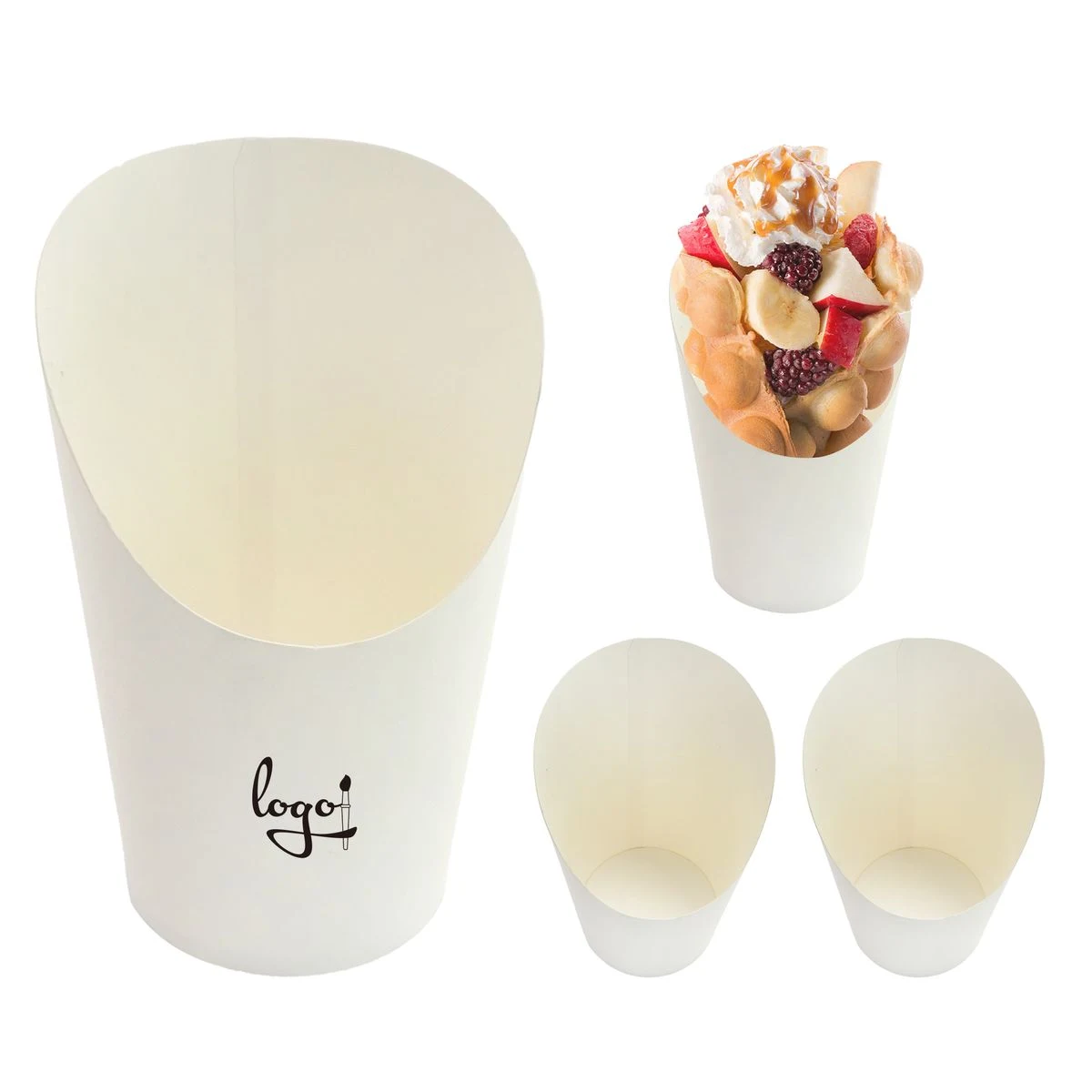 14oz Paper Fry Cup 1