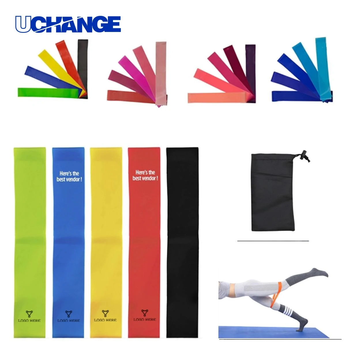 Durable Latex Resistance Band Set 1
