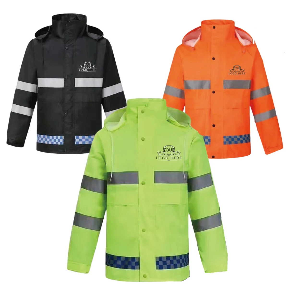 Safety Reflective Fluorescent Jacket 1