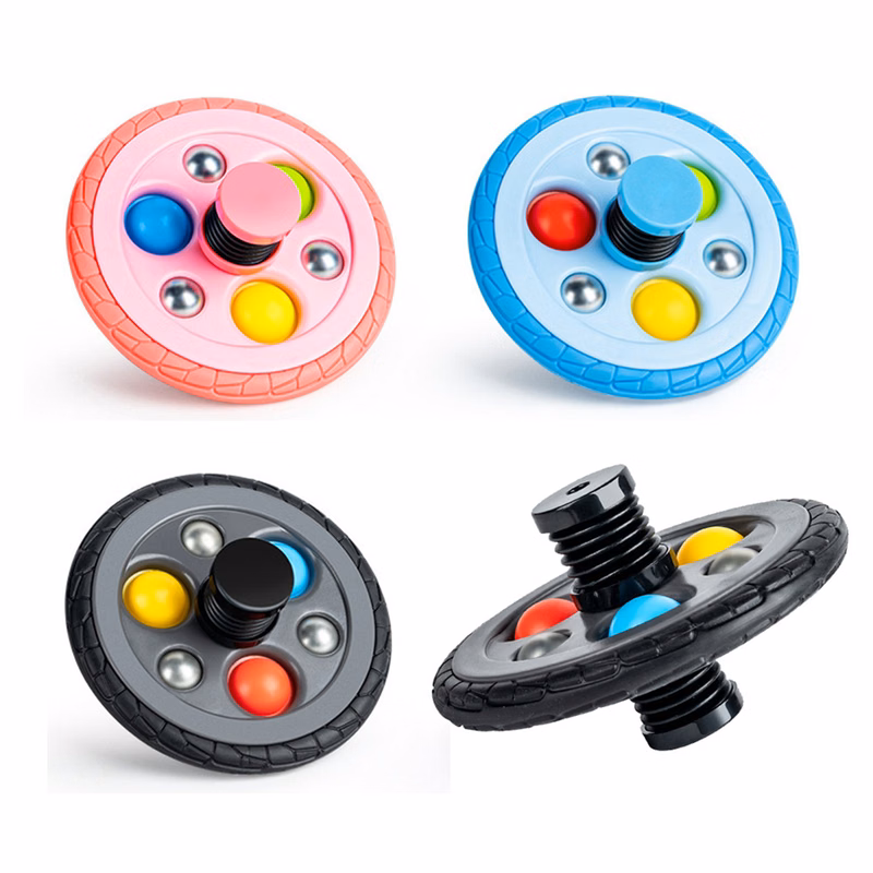 Bounce Pop Bubble Fidget Spinner Toys