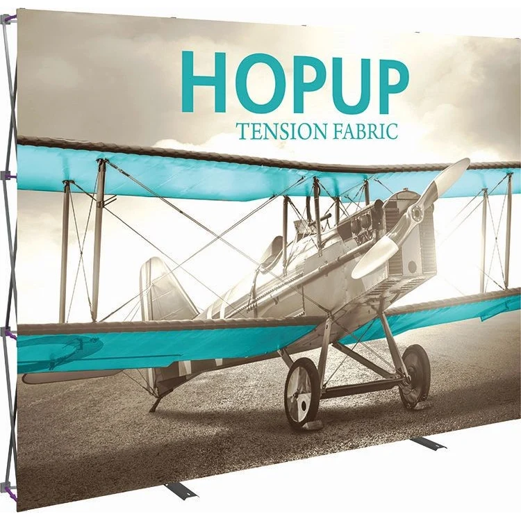 Hopup 10ft. Full Height Straight Display & Front Graphic 1