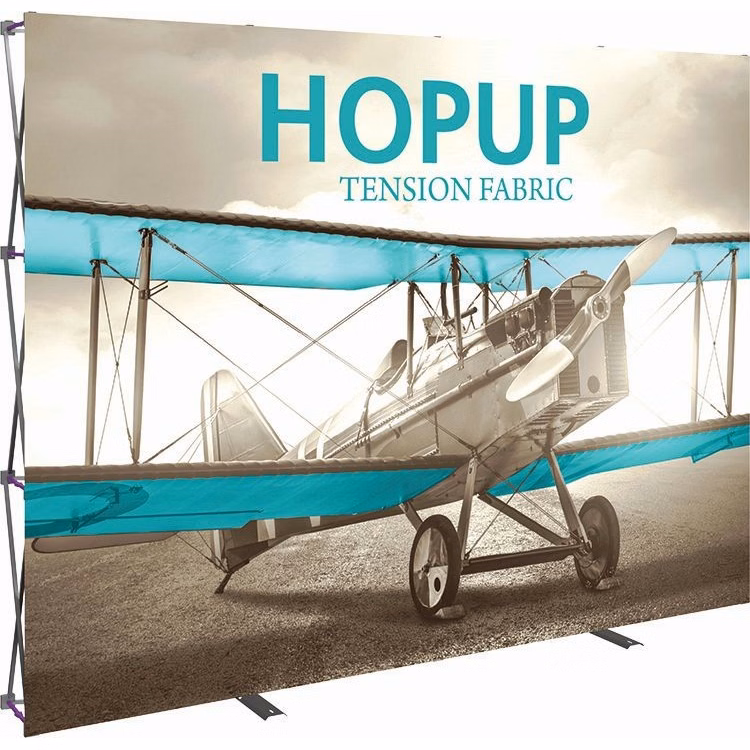 Hopup 10ft Straight Display & Tension Fabric Graphic
