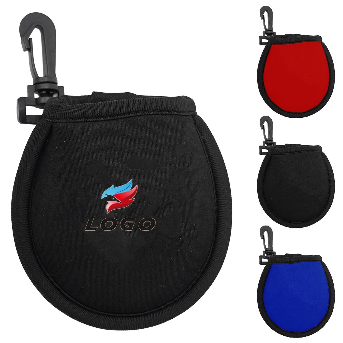 Golf Ball Cleaner Bag with Clip ?C Handy Golf Accessories 1