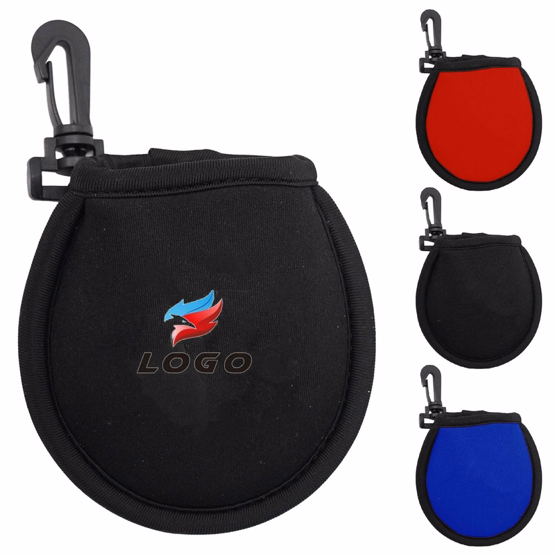 Golf Ball Cleaner Bag with Clip ?C Handy Golf Accessories