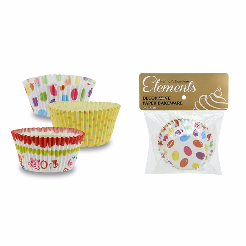 Baking Cups - 3 Assorted Prints 2" 75 Pack