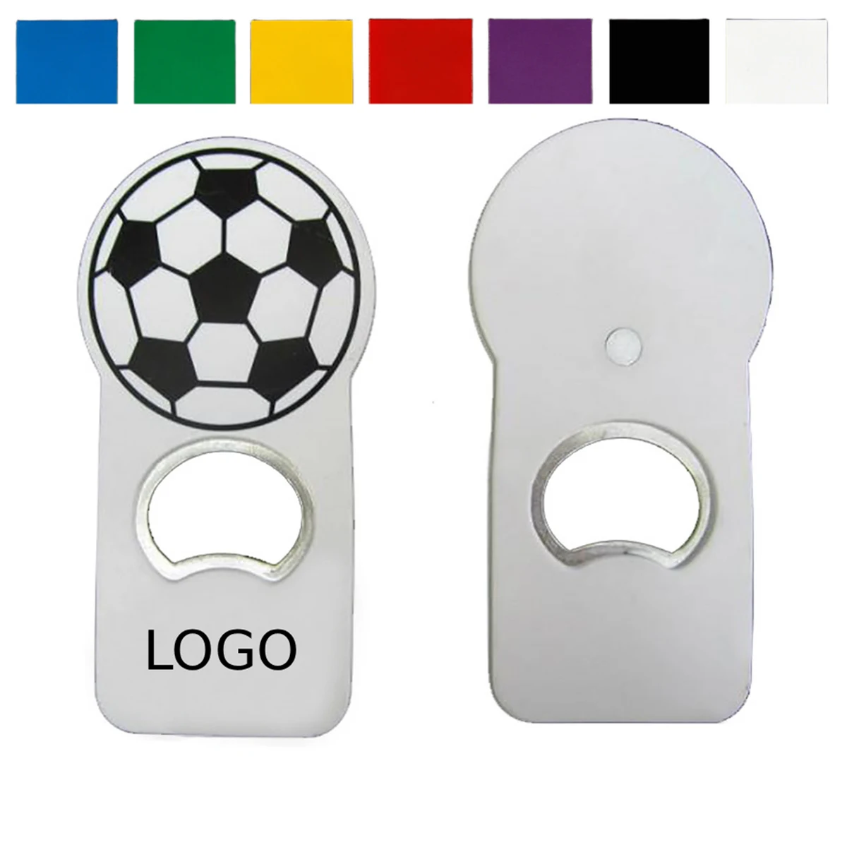 Jumbo Size Soccer Shape Magnetic Bottle Opener 1