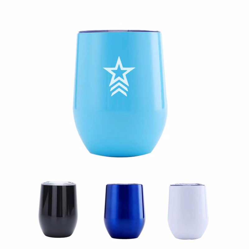 12oz Stainless Steel Wine Tumbler