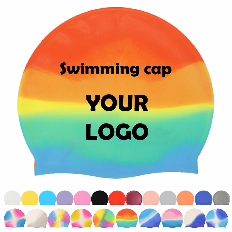 High Elastic Color Swim Caps MOQ 30PCS
