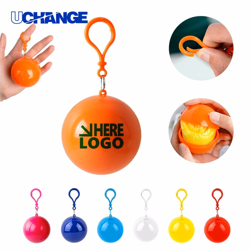 Portable Disposable Rain Poncho Ball