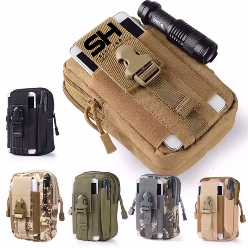 Tactical Waist Belt Bag Molle Edc Pouch Tool Organizer