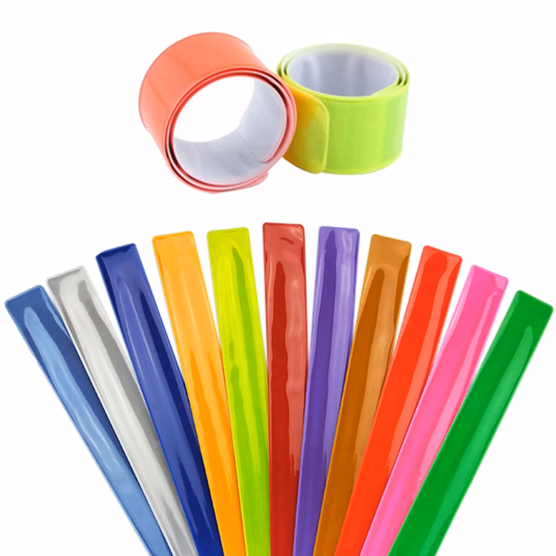 Reflective PVC Slap Wristband