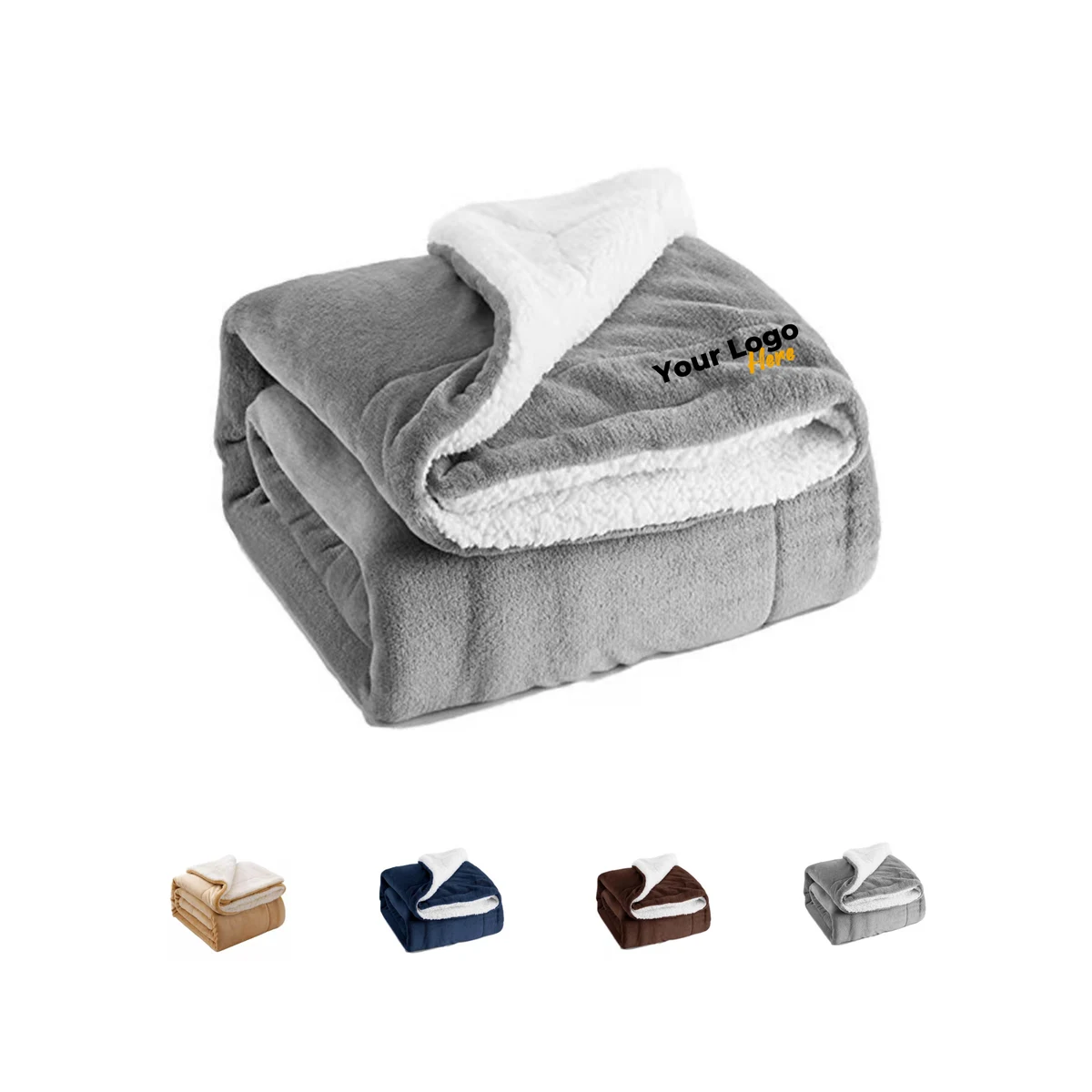 Double-Layer Flannel Blanket - MOQ 50 Pieces Required 1