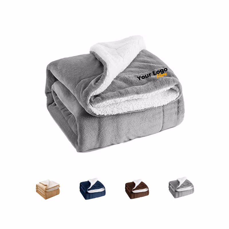 Double-Layer Flannel Blanket - MOQ 50 Pieces Required