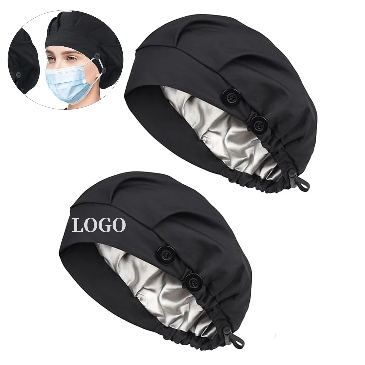 Soft Elastic Band Bonnet for Hair Care 1