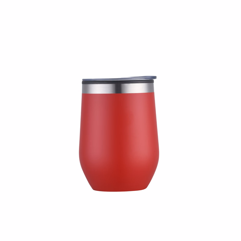 12 oz Red Double Wall Wine Cup