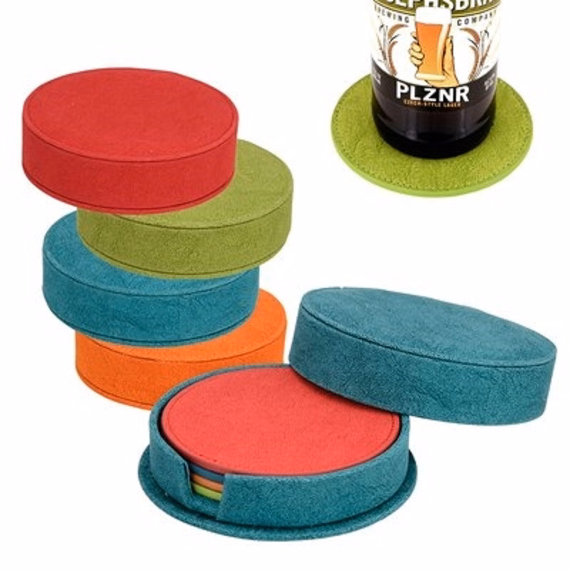 iPosh Round Coaster Set - Teal Green