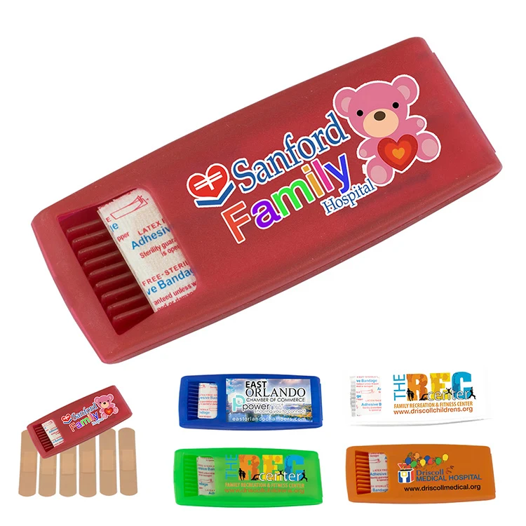 "Ouchie" 6 Piece Bandage Dispenser (PhotoImage 4 Color) 1