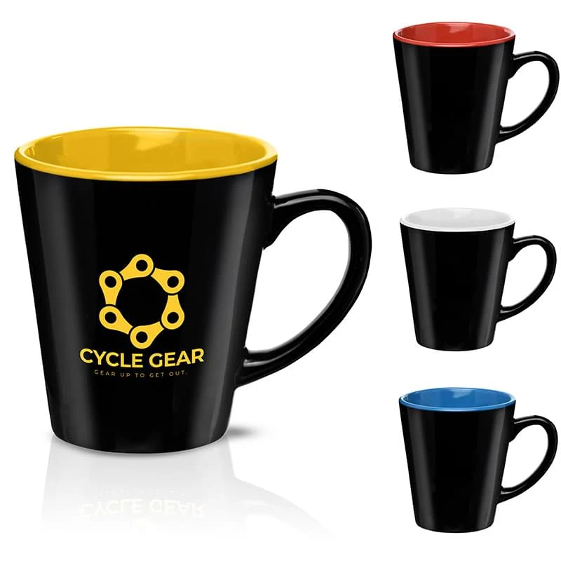 Splash - 12 oz. Two Tone Ceramic Mug 1