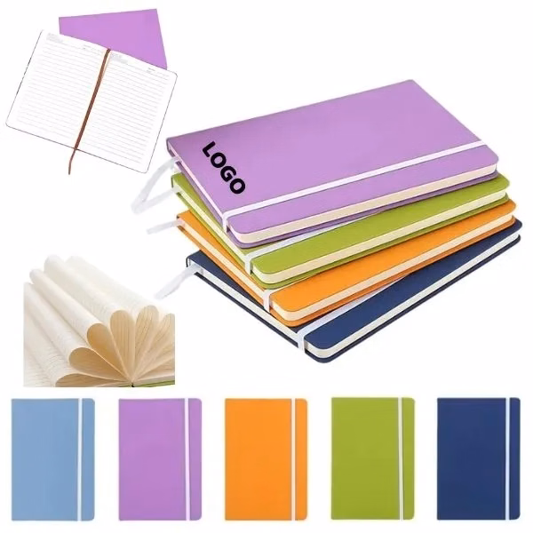 PU Leather Journal with Elastic Band