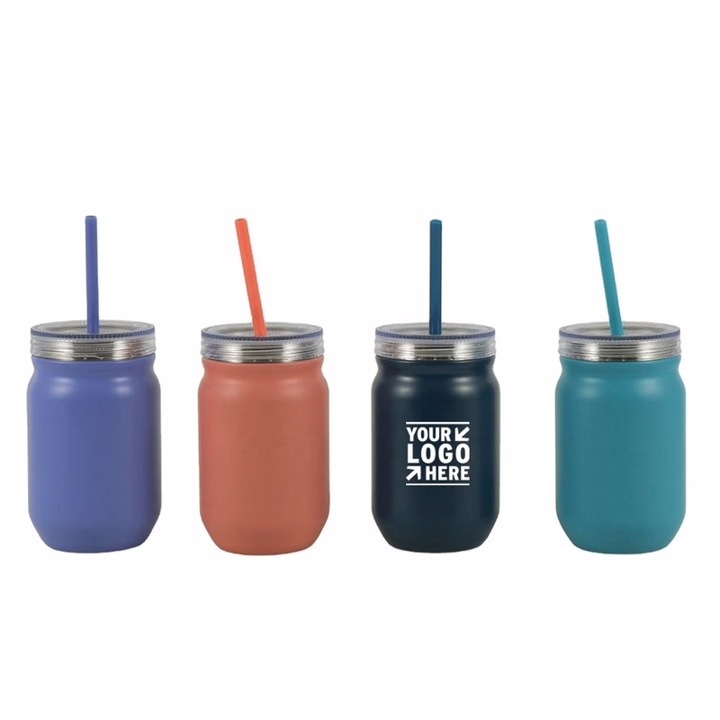 17Oz Stainless Steel Vacuum Insulated Marson Jar
