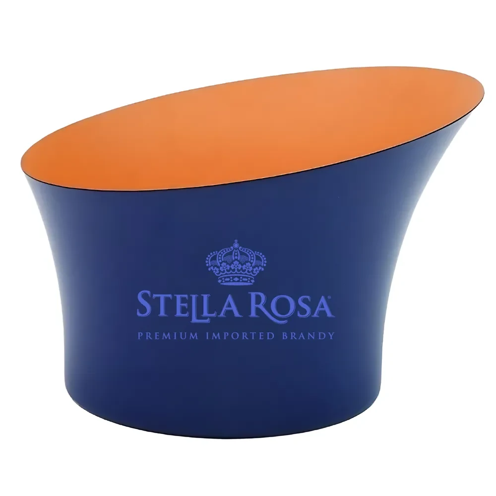 8L Stainless Steel Color Block Ice Bucket 1