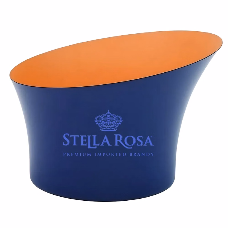 8L Stainless Steel Color Block Ice Bucket