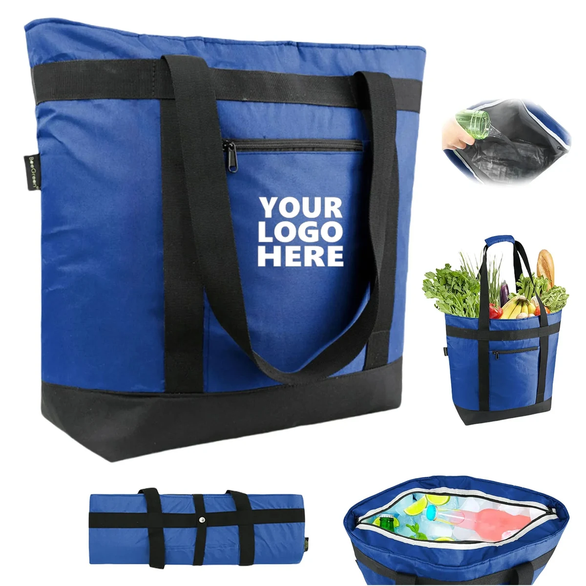 Large Cooler Insulated Thermal Shopping Tote Bags 1