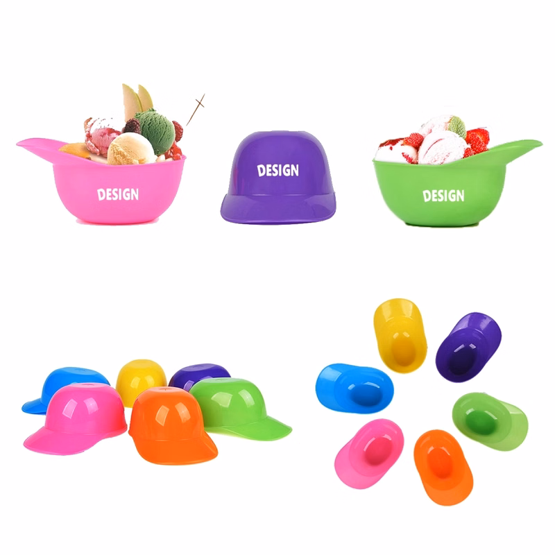 Ice Cream Bowls Baseball Helmet
