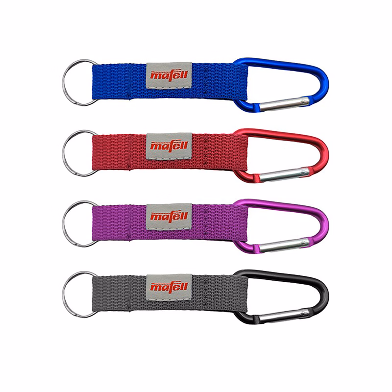 Polyester keychain With Woven Label