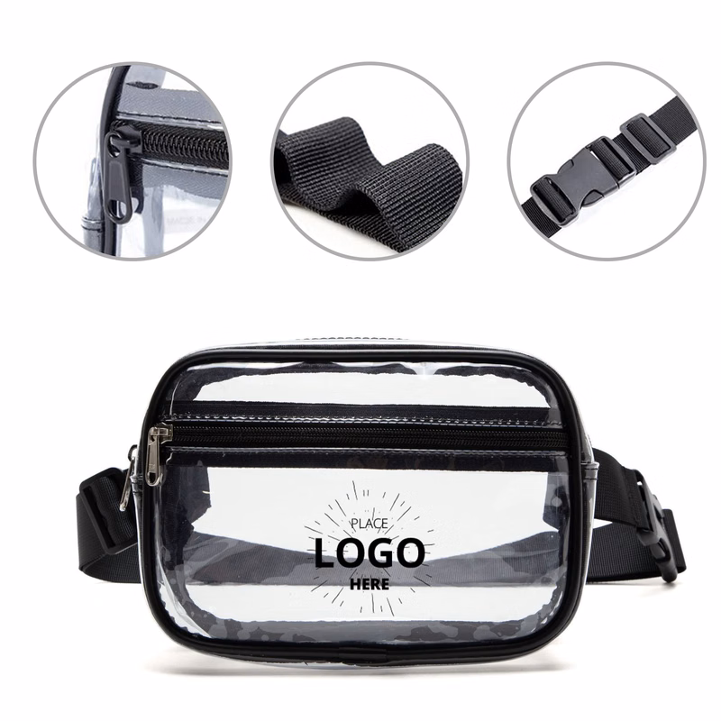 Transparent Fanny Pack with Adjustable Strap