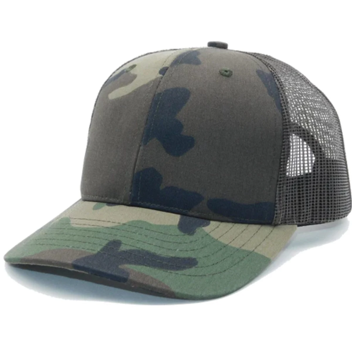True American Made 6-Panel Camo Contrasting Mesh Tucker Cap 1