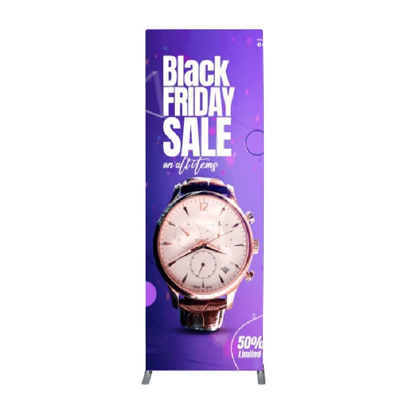 Fabric Banner Stand (Square Corners) 1