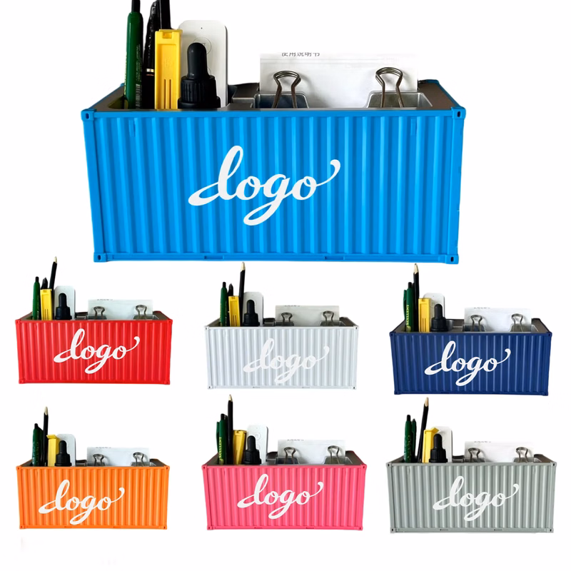 Creative Container-Shaped Desktop Organizer