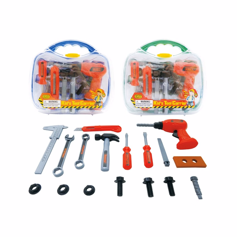 Tool Playsets - 11.5" x 10.25" 18 Pieces