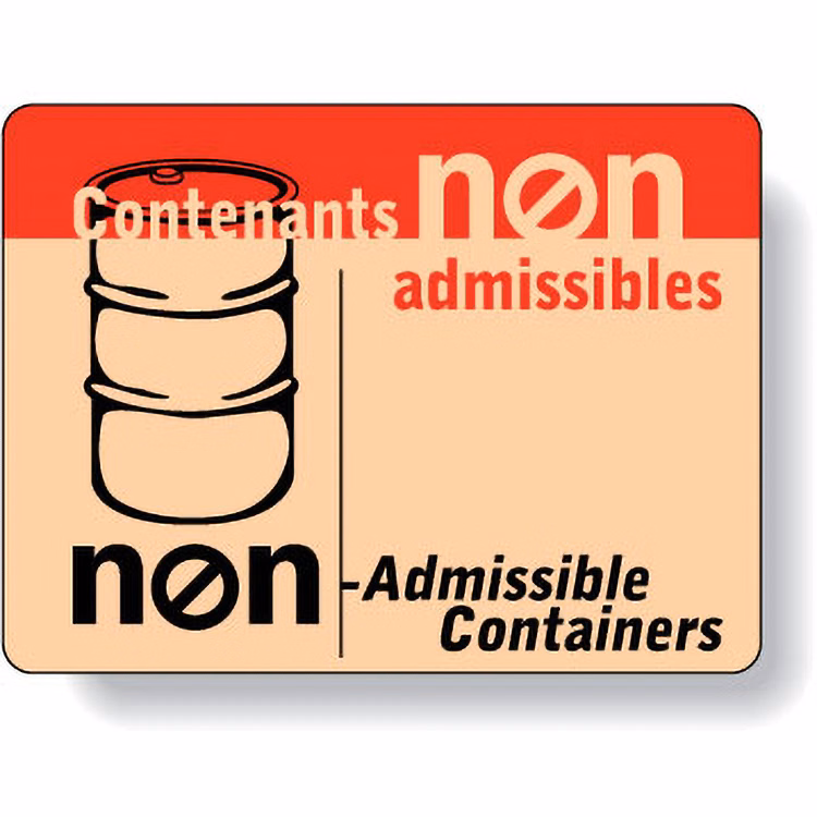 Fluorescent Orange Flexo-Printed Stock Rectangle Roll Labels (1.875"x2.5")