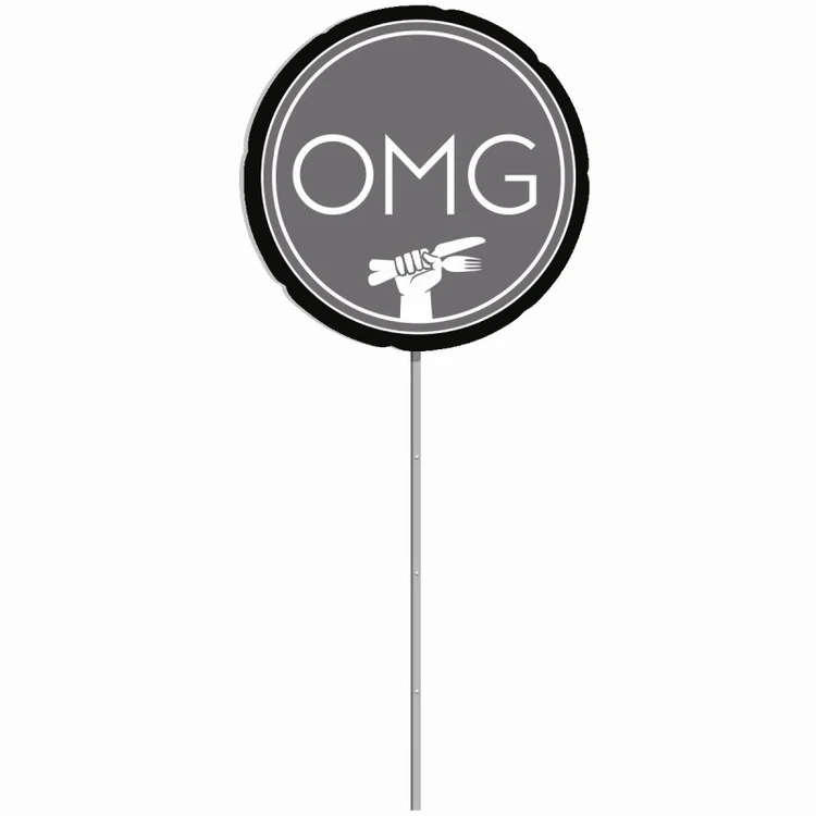Spin Tip™, Double-Sided - 9 ft Rotating Tip Sign 1