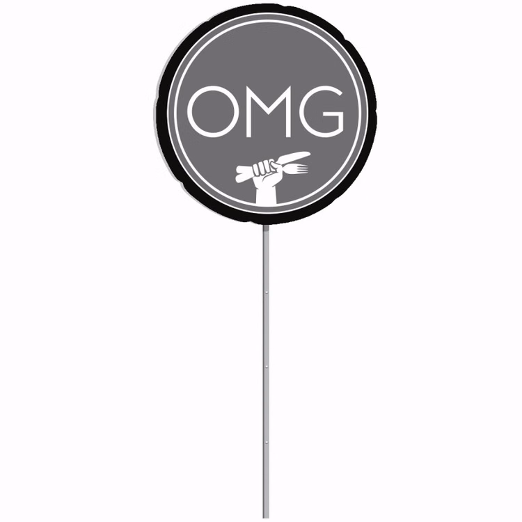 Spin Tip™, Double-Sided - 4 ft Rotating Tip Sign