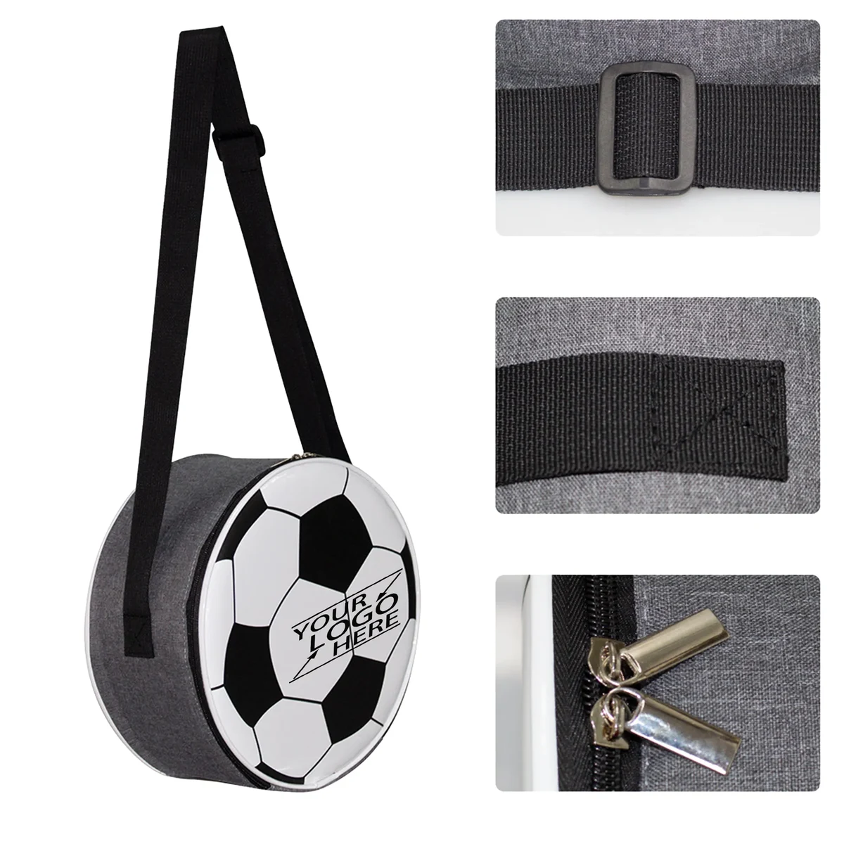 Oxford Fabric Football Insulated Tote Bag 1