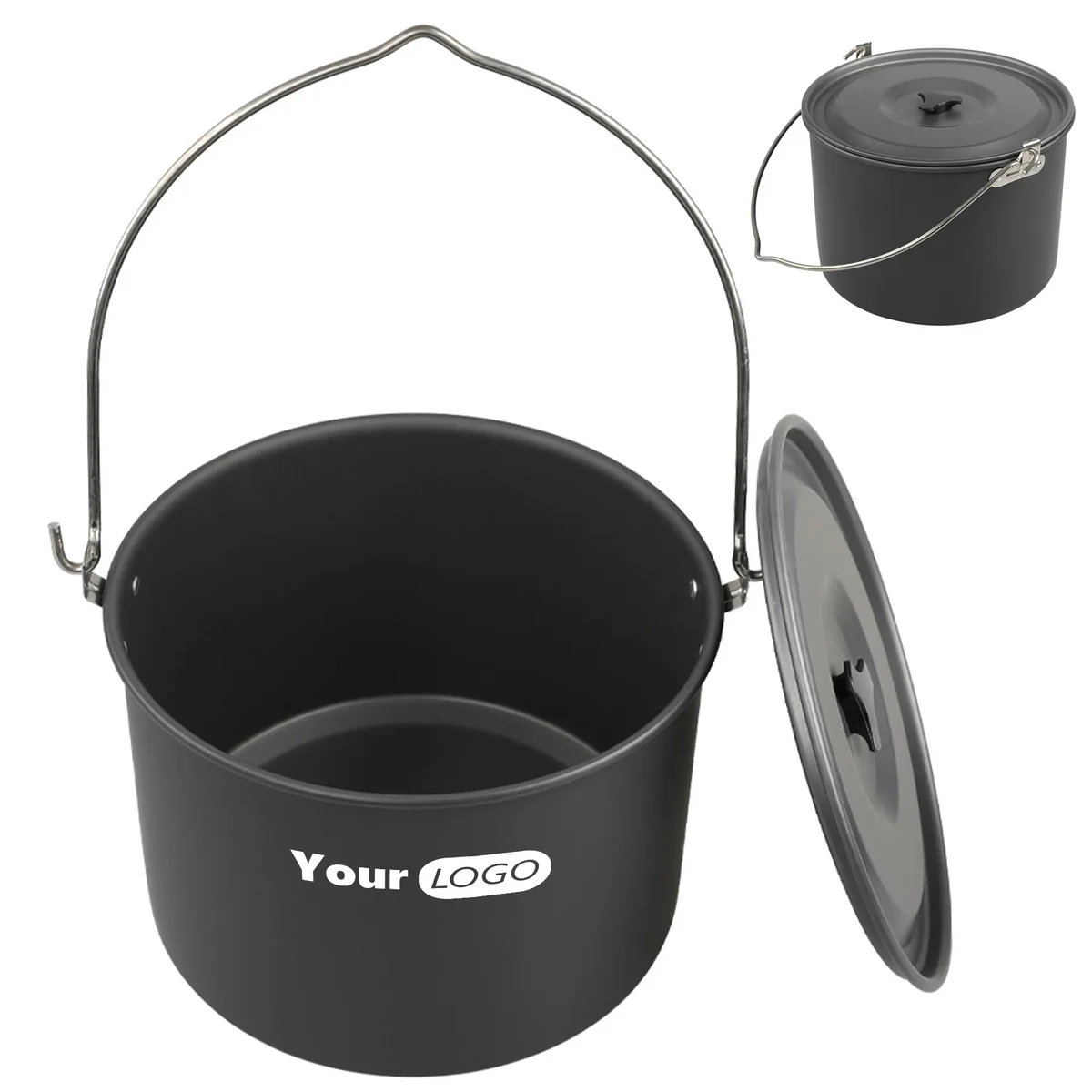 Alloy Outdoor Camping Extra Large Hanging Pot 1