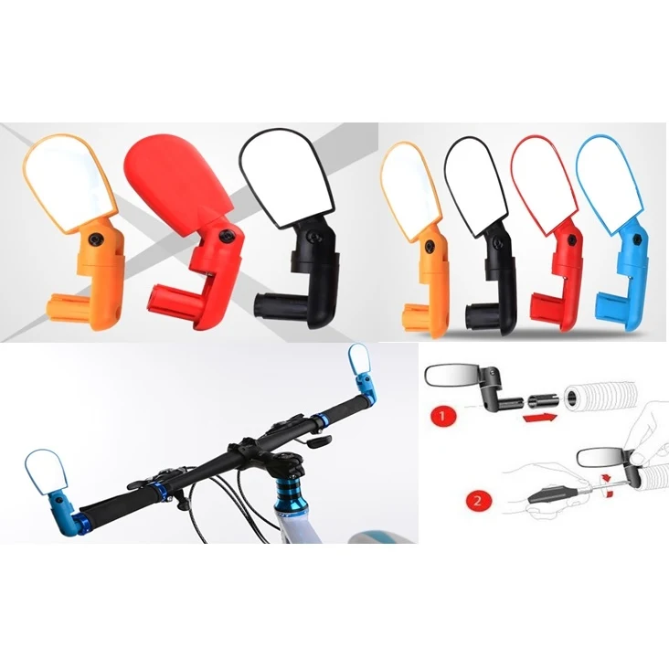 SM00218 - Flexible Rotate Bicycle Rear View Handlebar Mirror 1