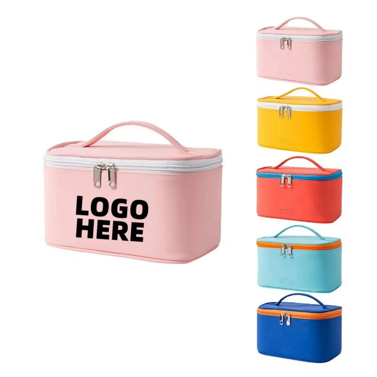 PU Leather Large Capacity Cosmetic Bag 1