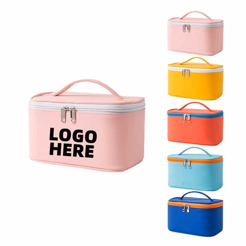 PU Leather Large Capacity Cosmetic Bag