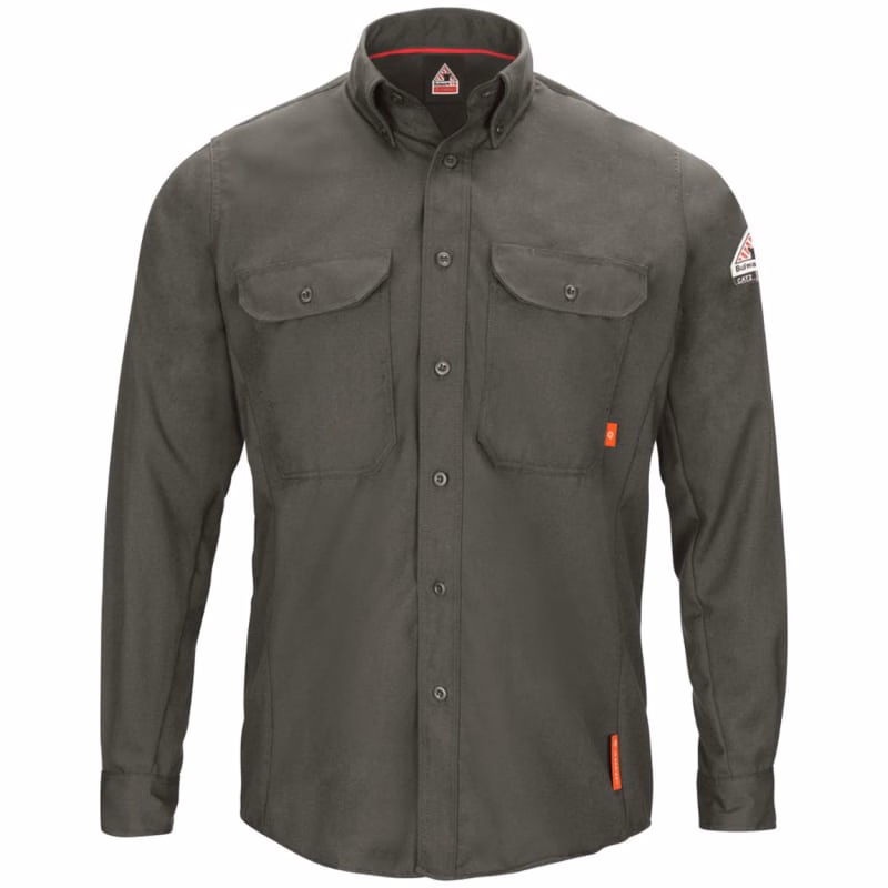 Bulwark Men's Tall IQ Series® Long Sleeve Comfort Woven Lightweight Shirt - QS50T