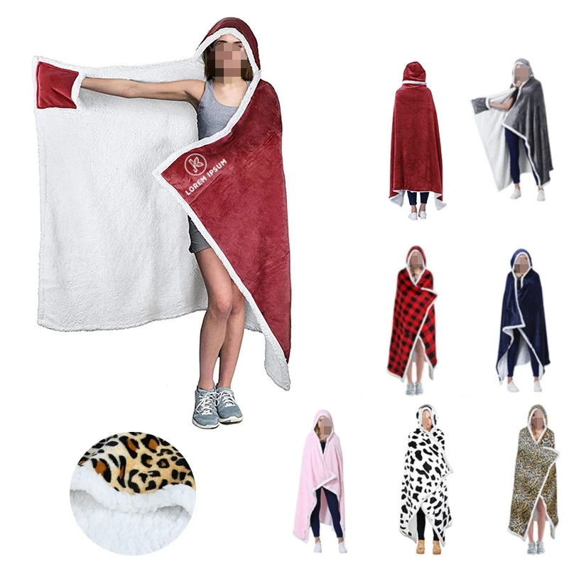 Cozy Oversized Blanket Hoodie, custom hoodie or sweatshirt with logo imprint 1